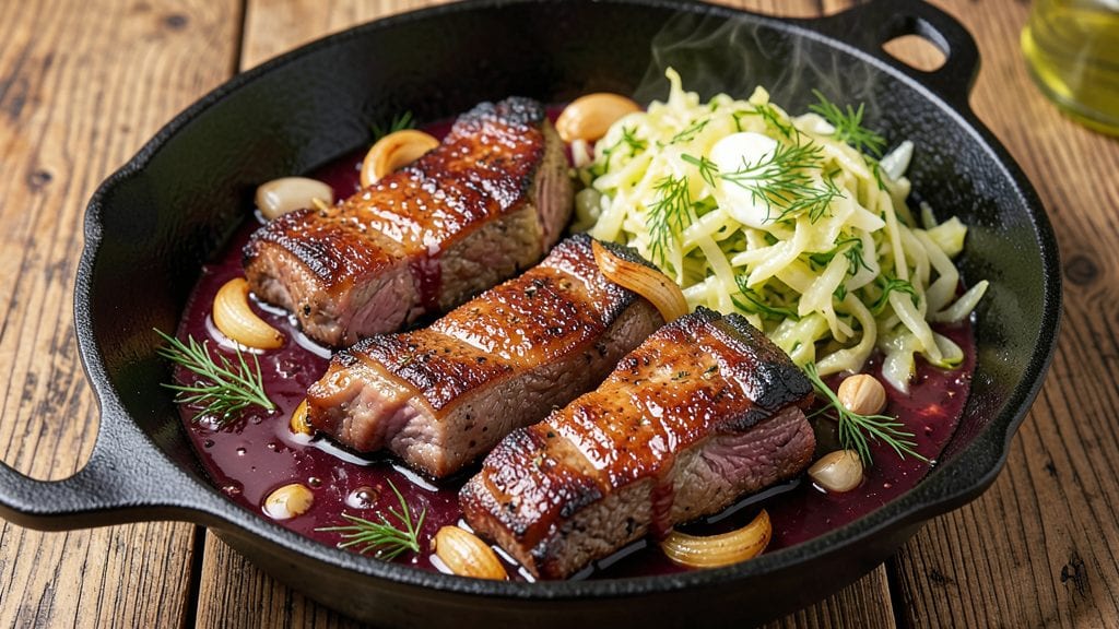 Beef Short Ribs and Sauerkraut Recipe: Slow-Braised Richness With Fermented Crunch
